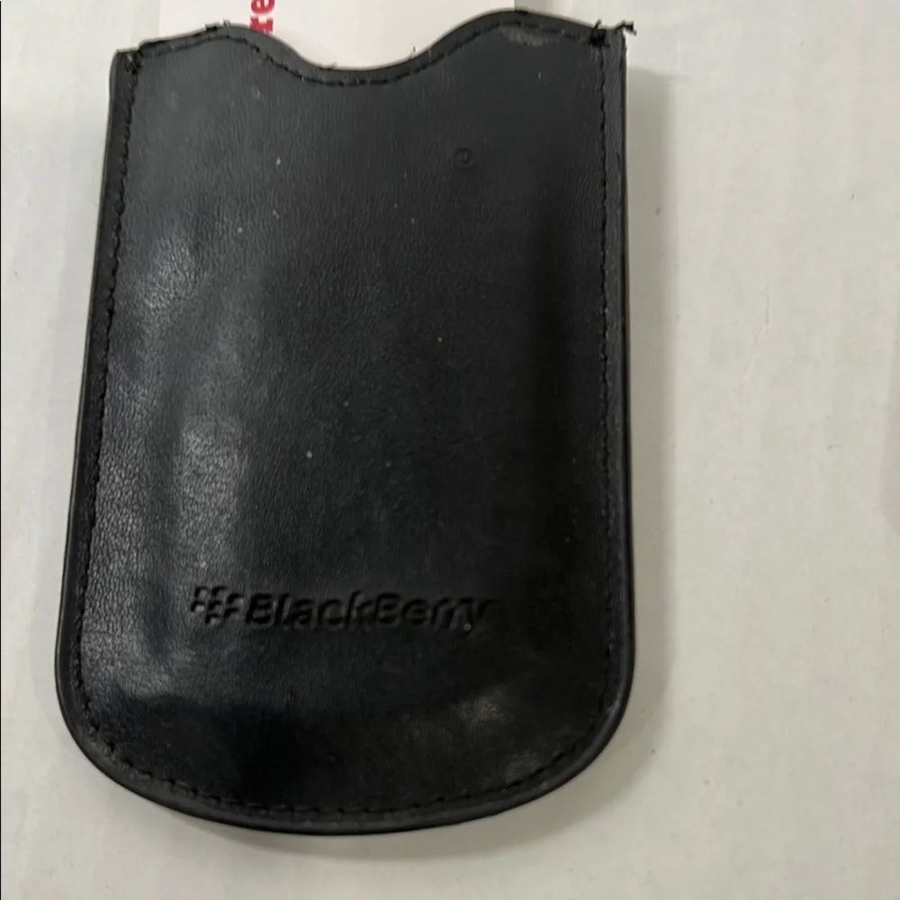 Black Leather Business Cards Holder
